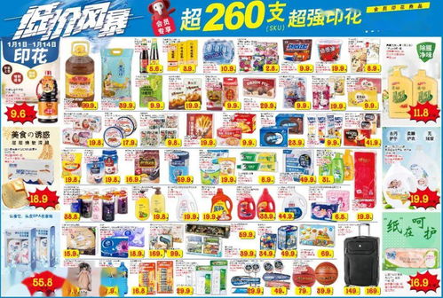 新年第一彈 梧州大潤發低價風暴，260支印花傾力回饋日用百貨